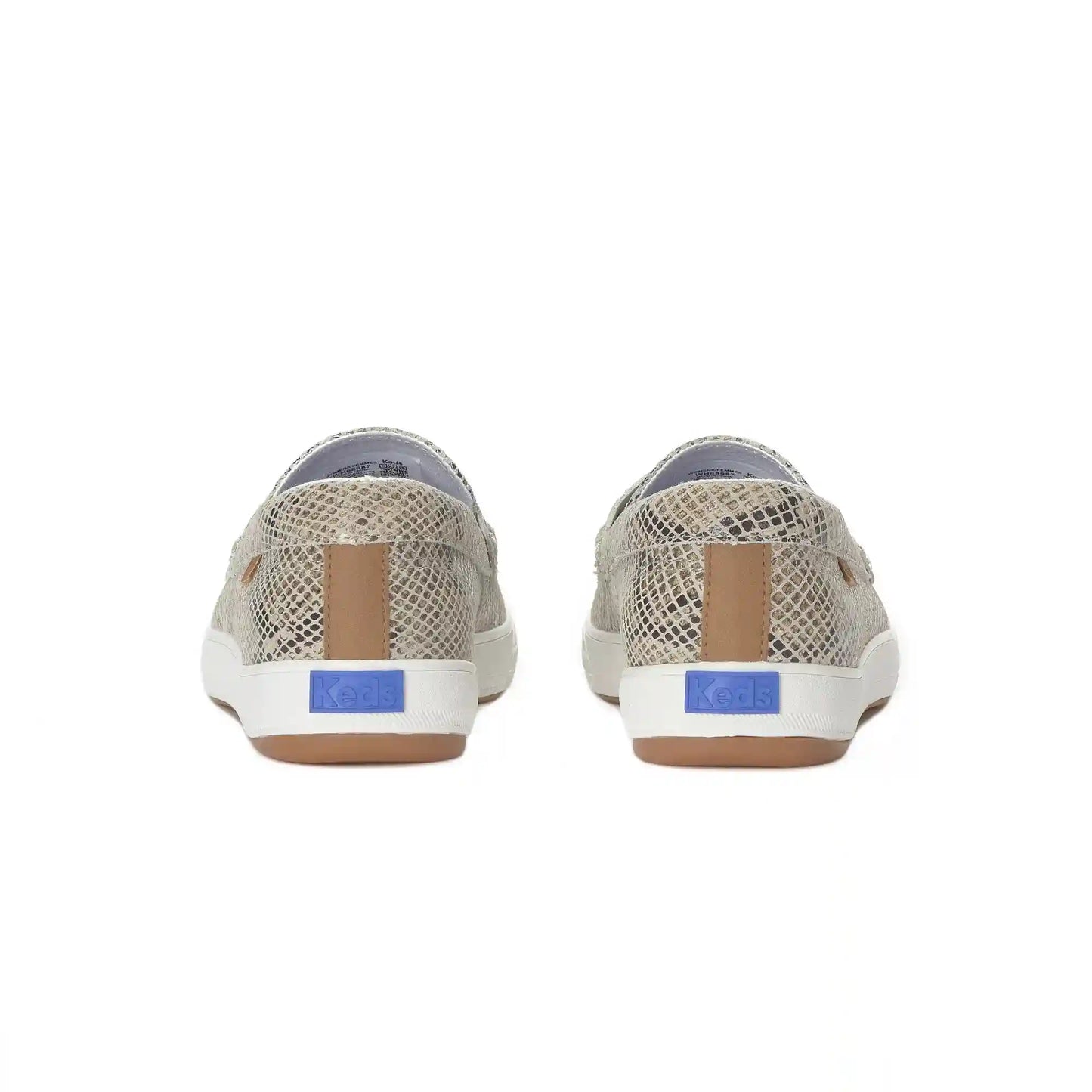 Center III Snake Print Leather Loafer