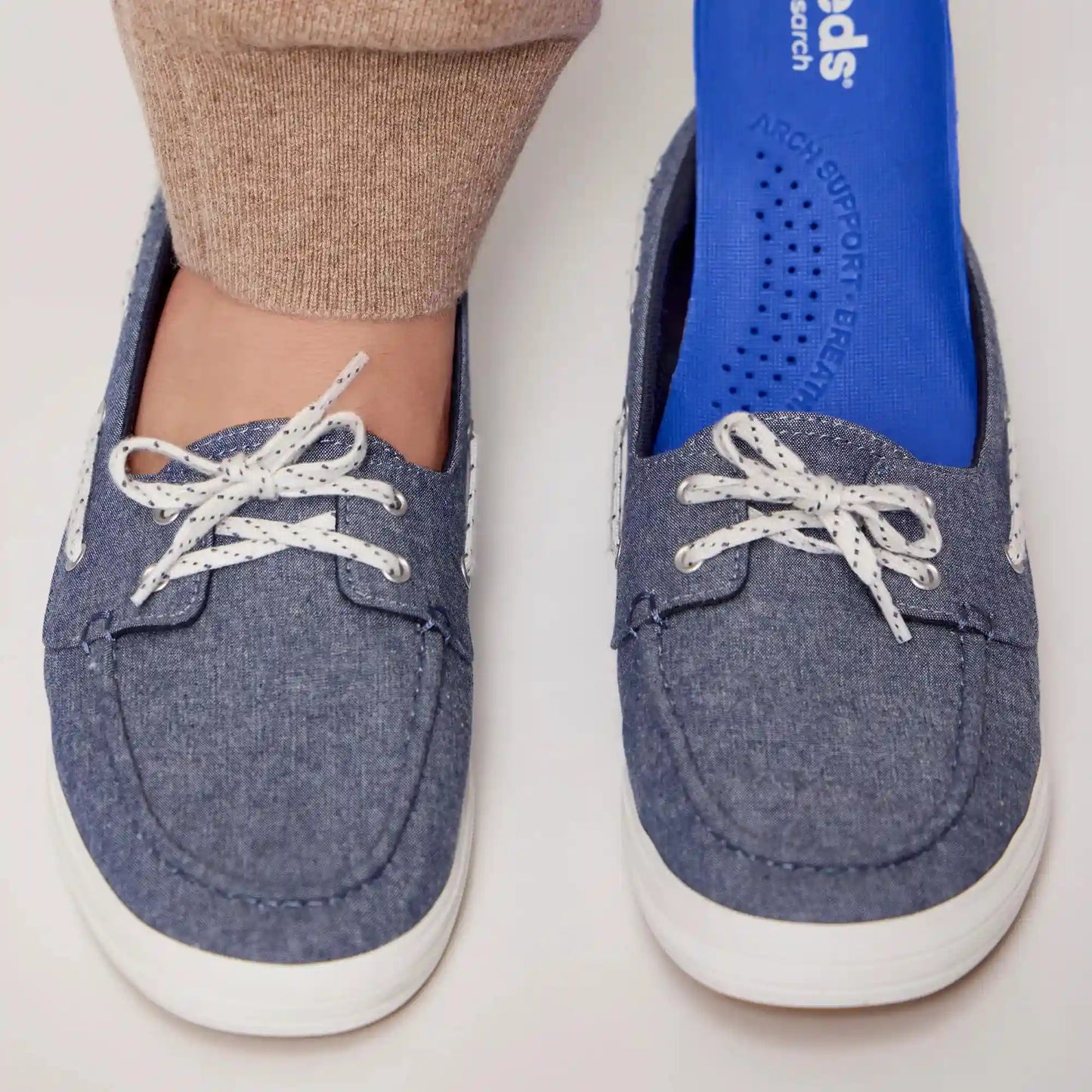 Center III Boat Chambray Slip-On