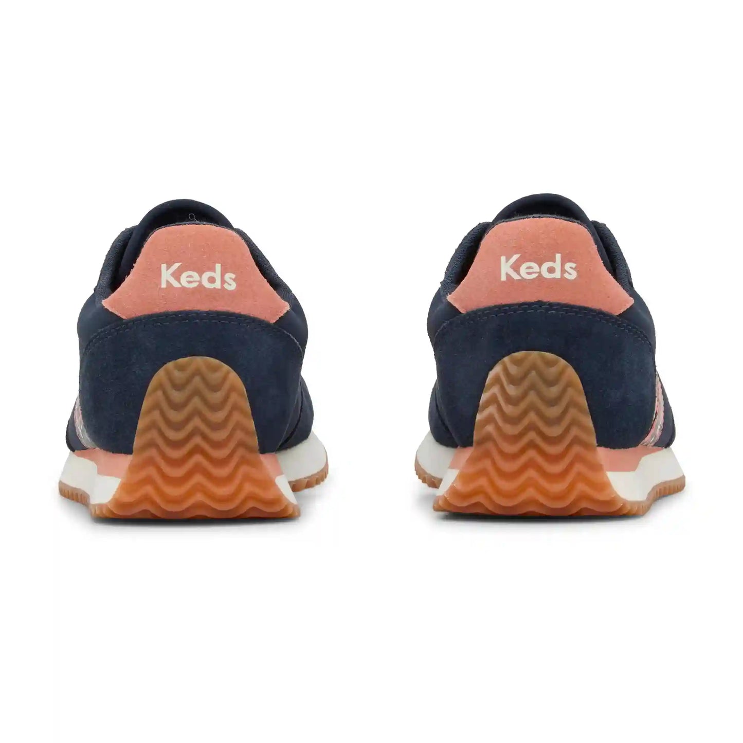 Rena Nylon/Suede Ditsy Rose Lace-Up