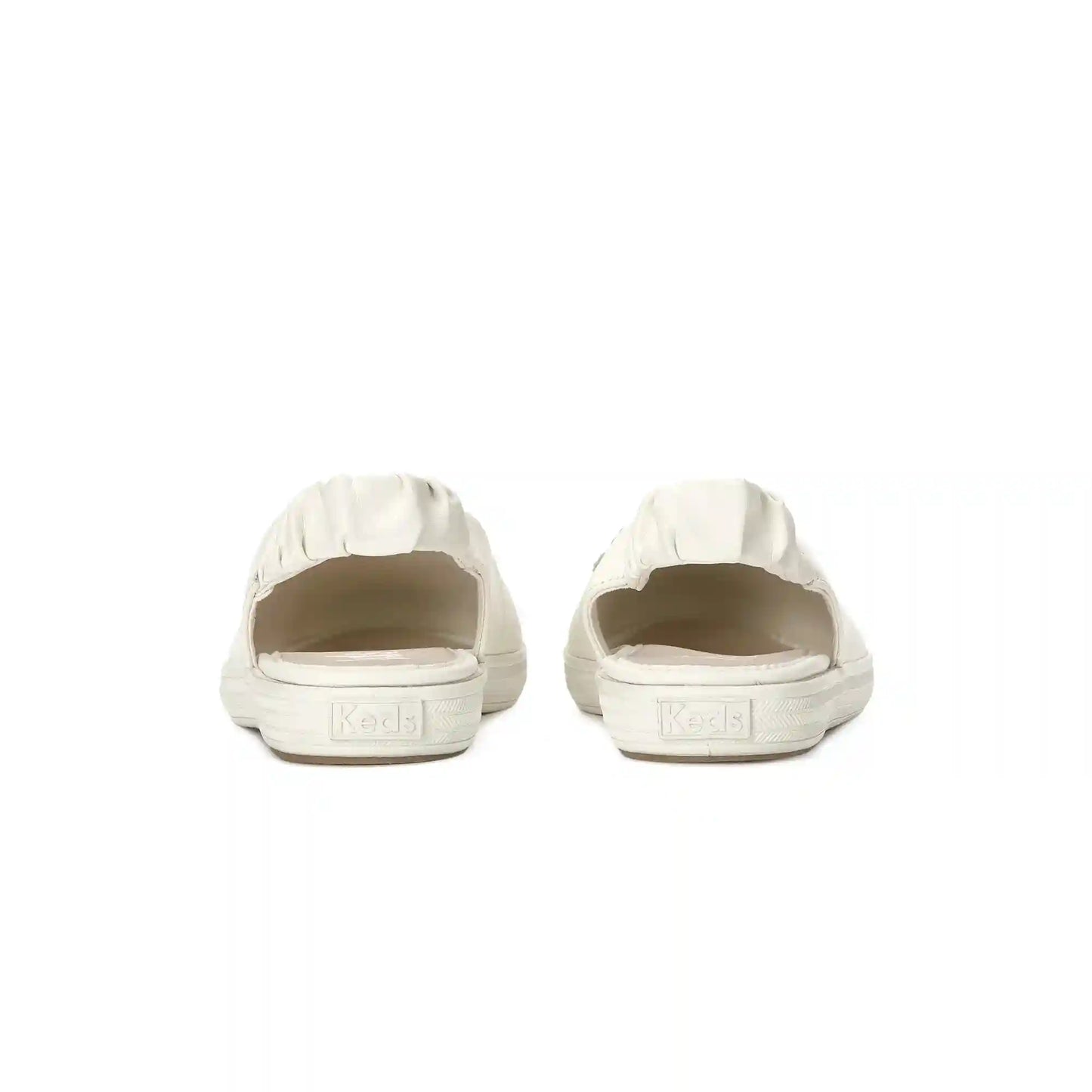 Point Slingback Leather Flowers