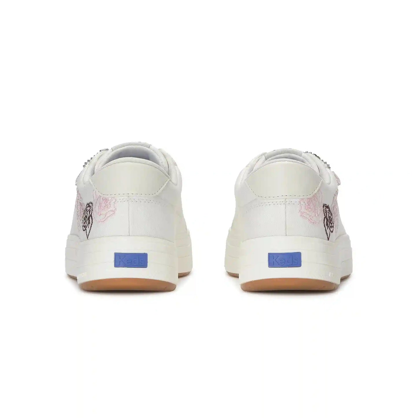 Park Canvas Rose Embroidery Lace Up
