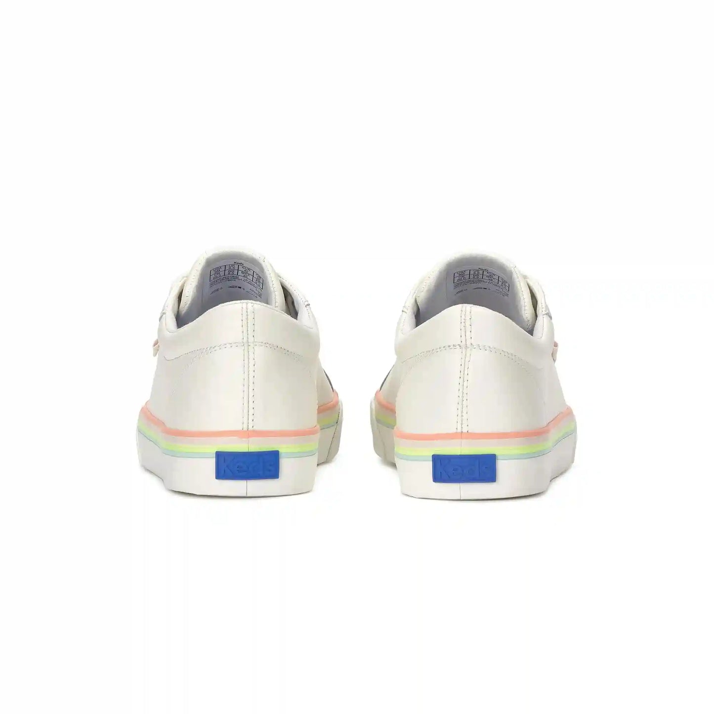 Jump Kick Leather Foxing Stripe Lace-Up