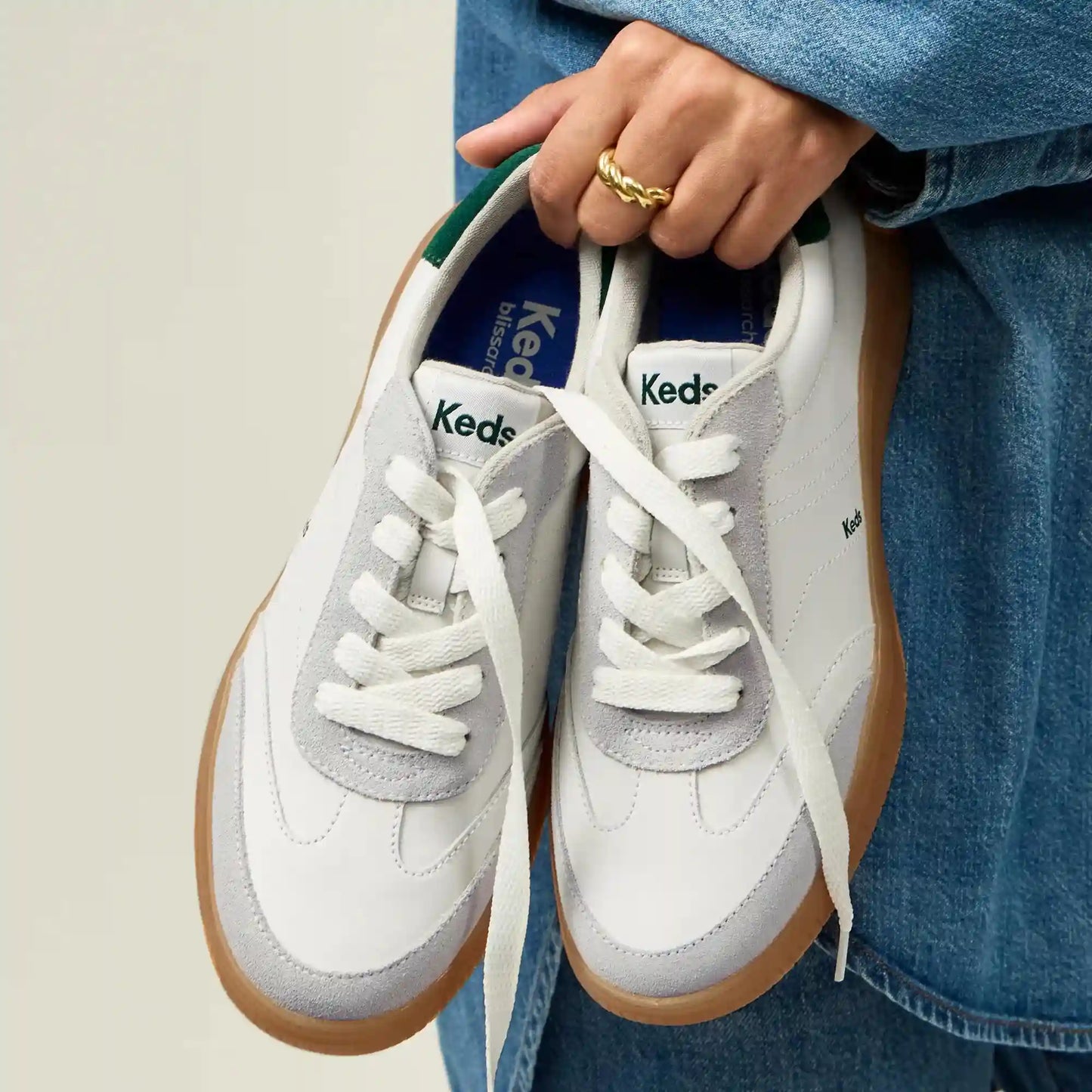 Contest Leather/Suede Lace-Up