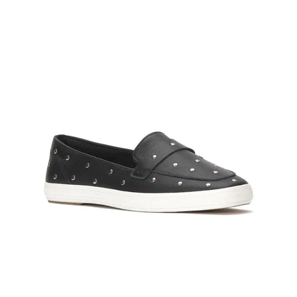 Square Toe Loafer Leather Studs