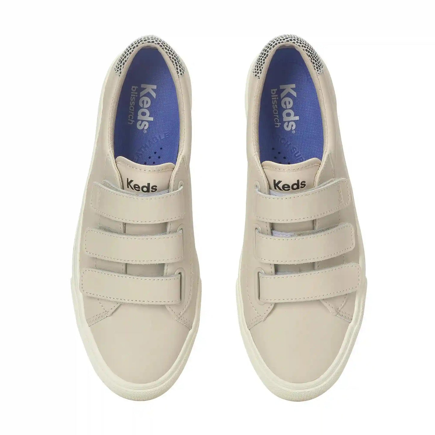 Jump Kick V Leather Dalmata Heel