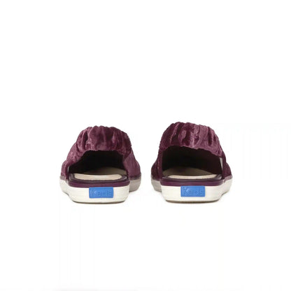 Point Slingback Crushed Velvet