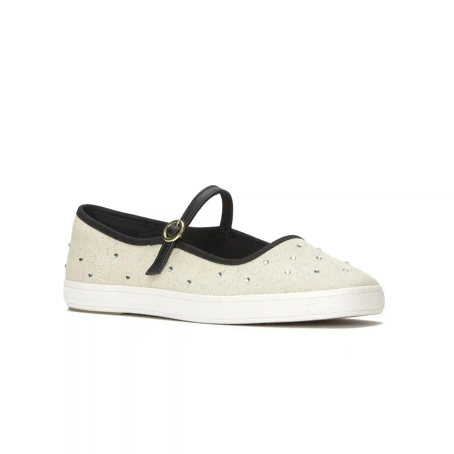 Square Toe Mary Jane Woven