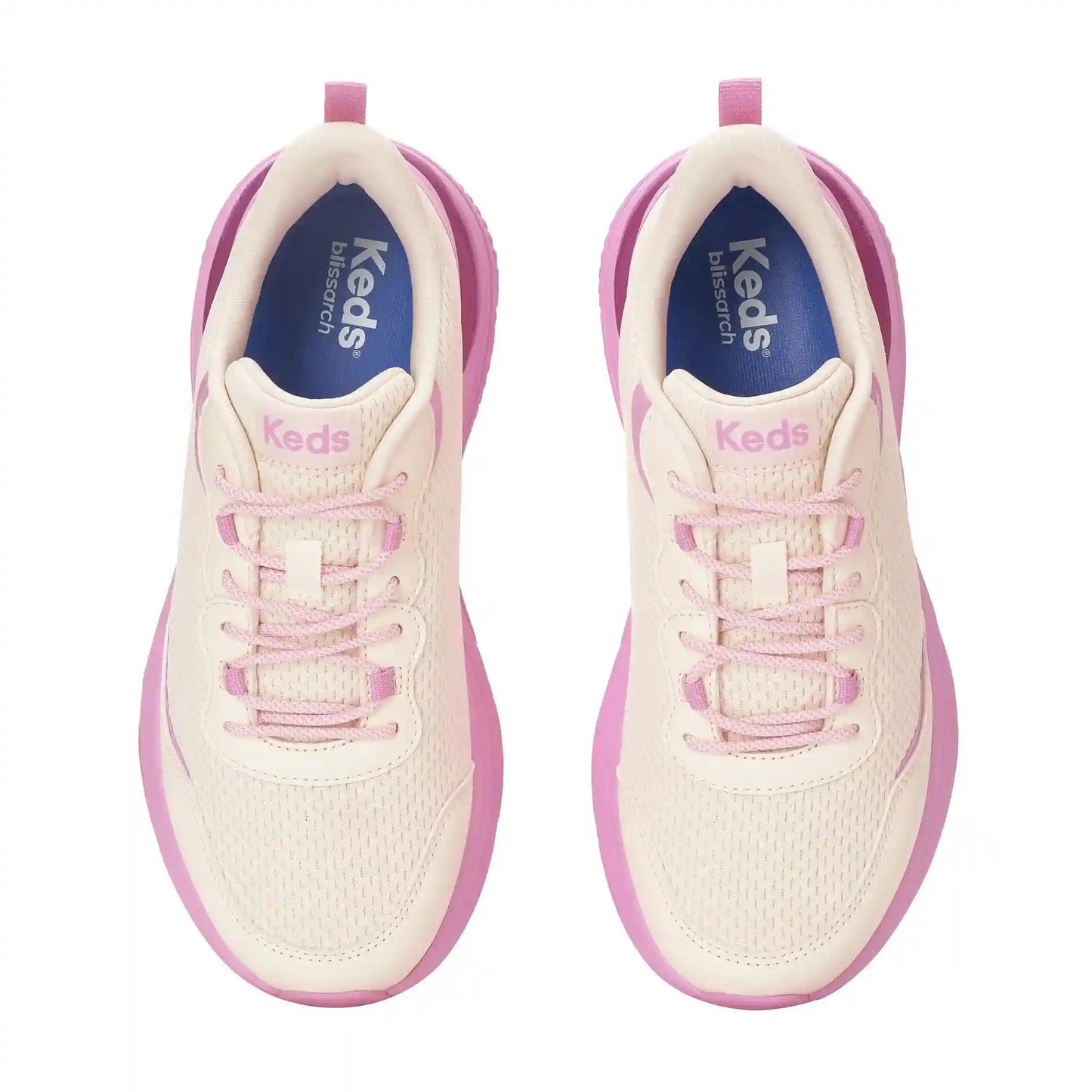 BlissMove Mesh/Leather Lace-Up