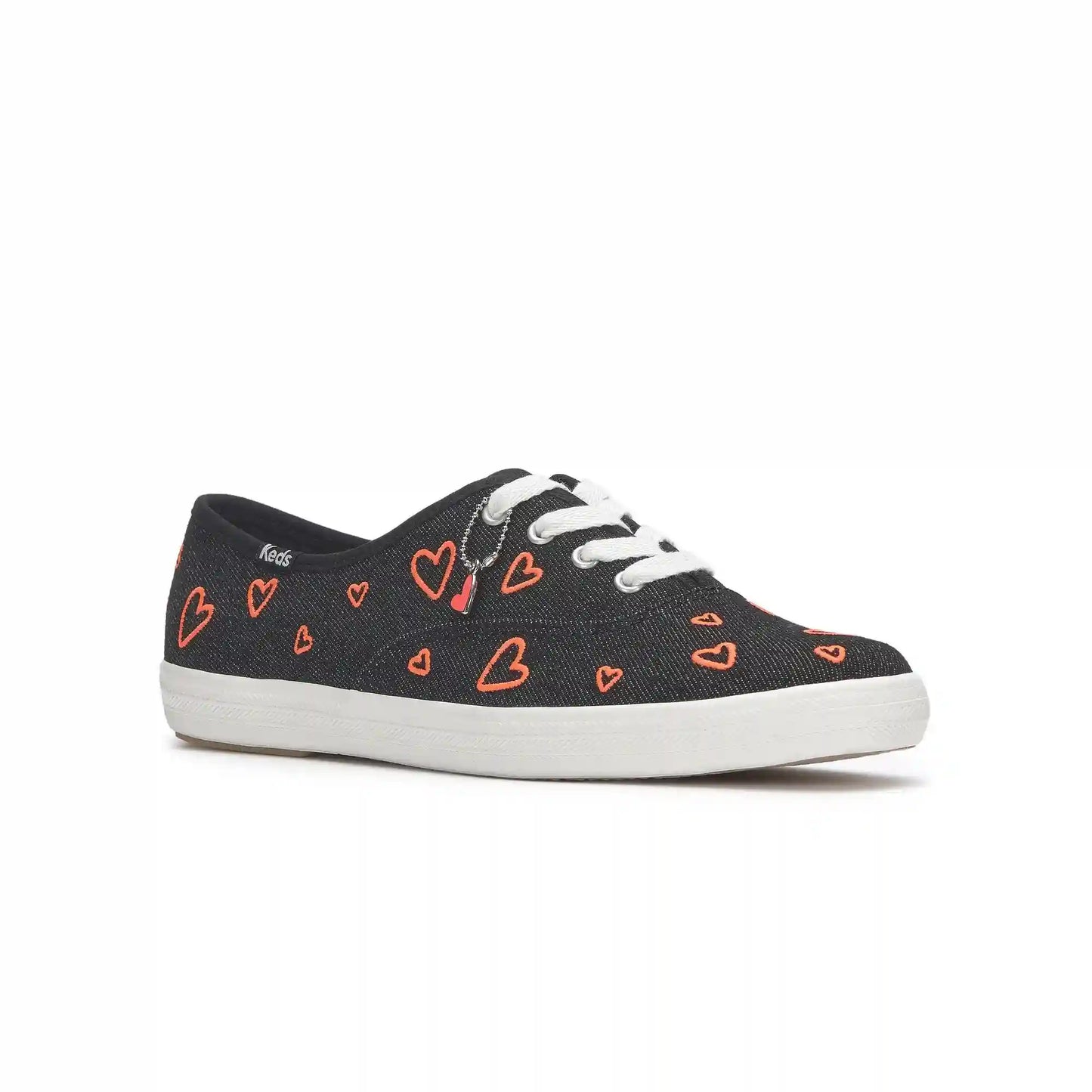 Champion Denim Heart Embroidery Lace Up