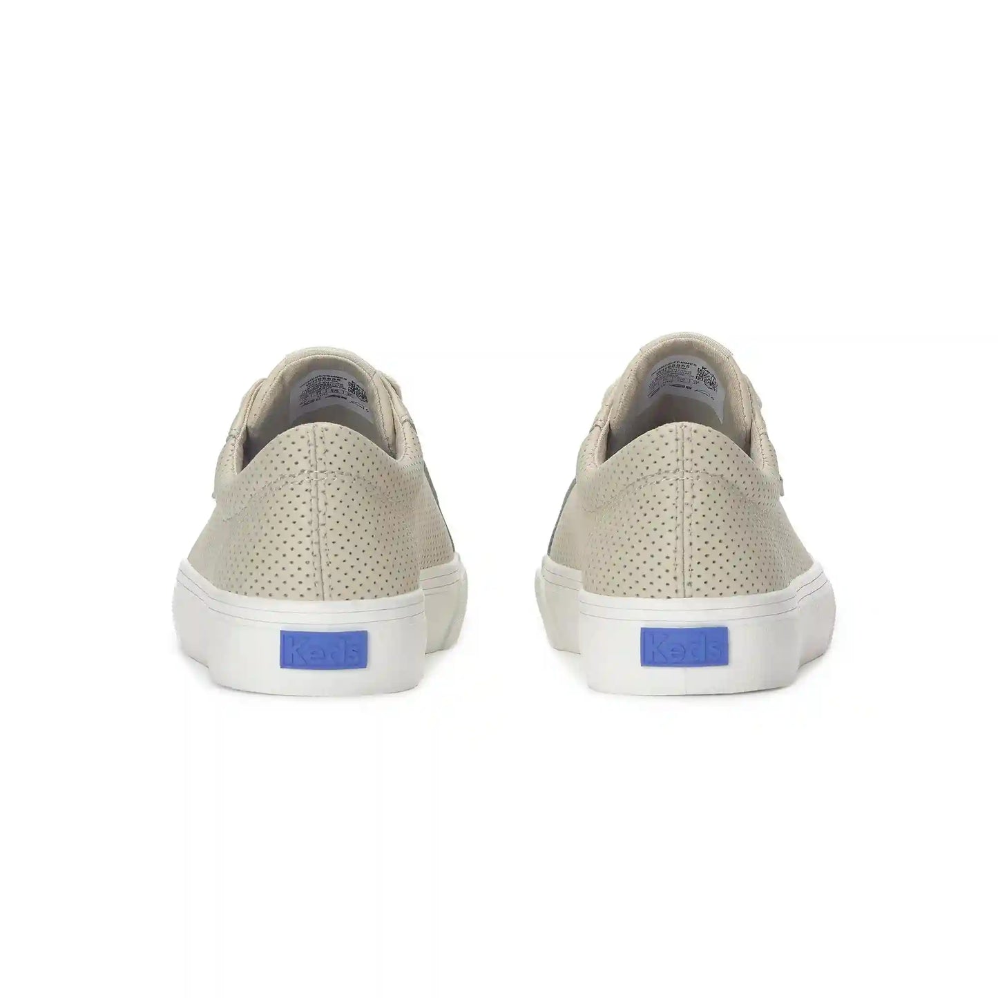 Jump Kick Perforated Leather Lace Up