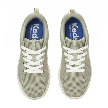 BlissWalk Textured Knit Lace-Up