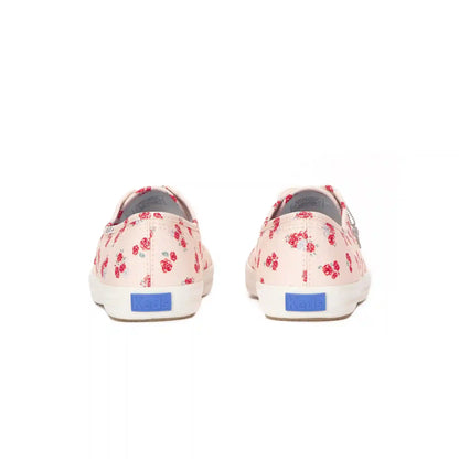 Champion Canvas Print Floral Lace-Up