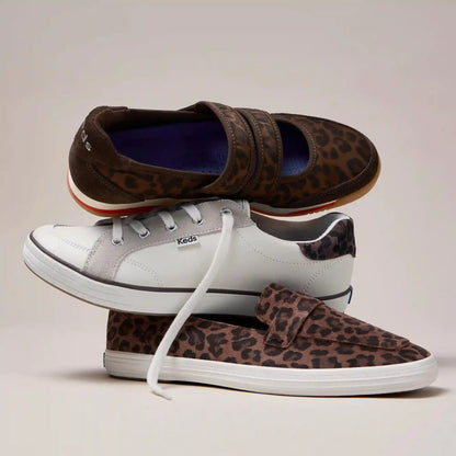 Center III Leather/Suede Jaguar Heel Lace-Up