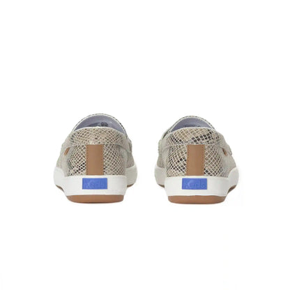 Center III Snake Print Leather Loafer