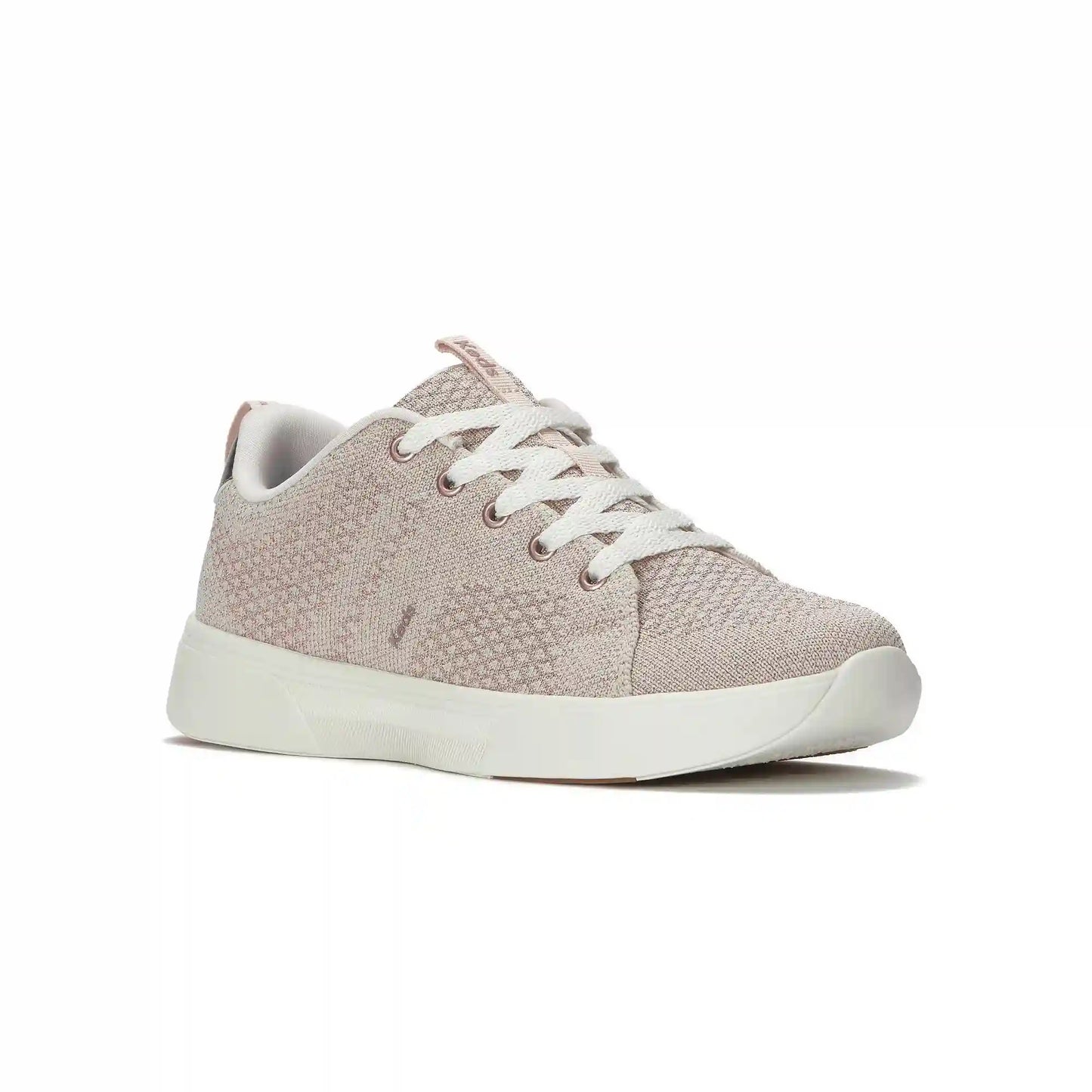 BlissWalk Metallic Knit Lace-Up