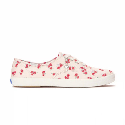 Champion Canvas Print Floral Lace-Up
