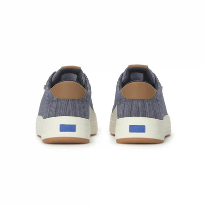 Park Stripe Chambray Lace-Up