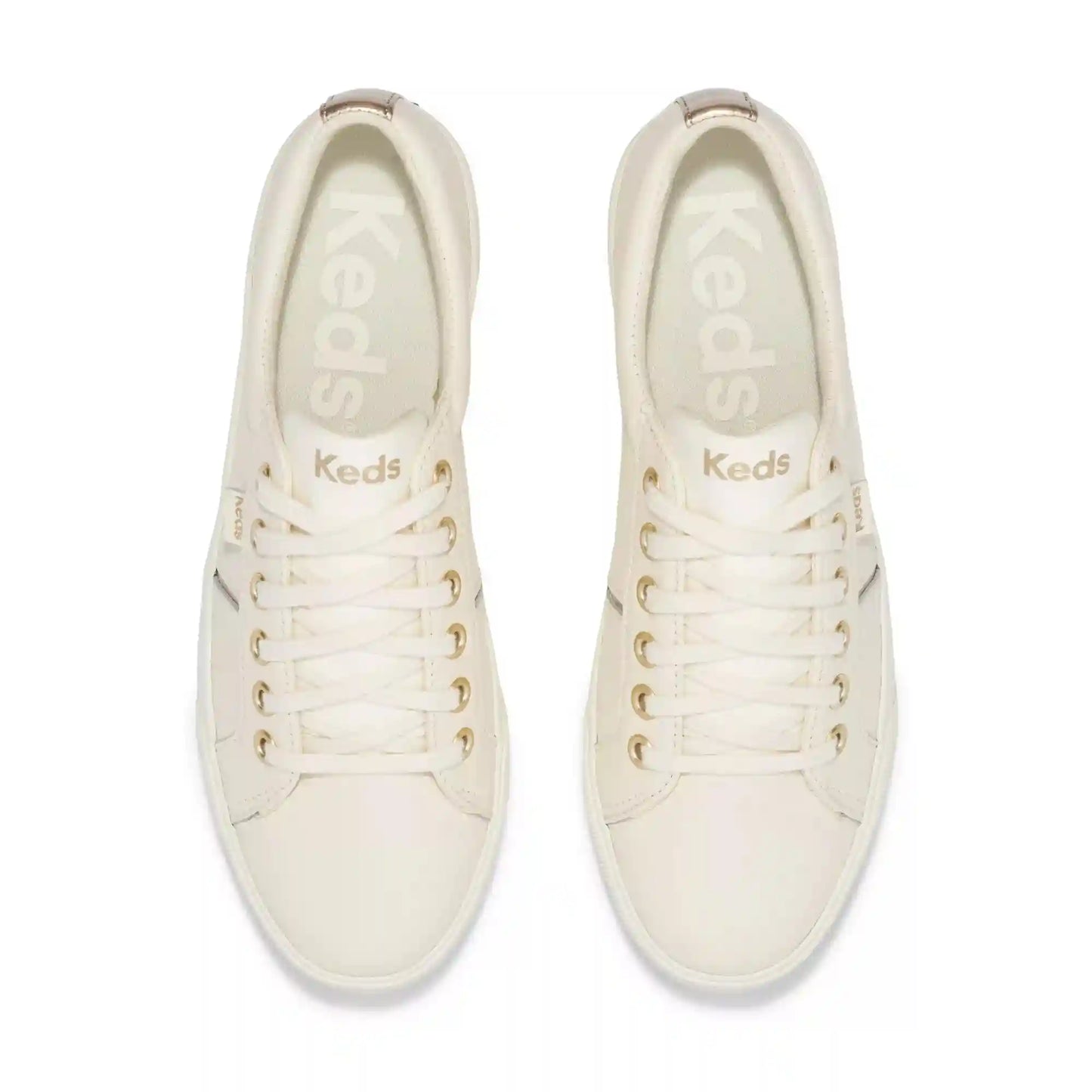 Jump Kick Duo Leather Metallic Lace Up
