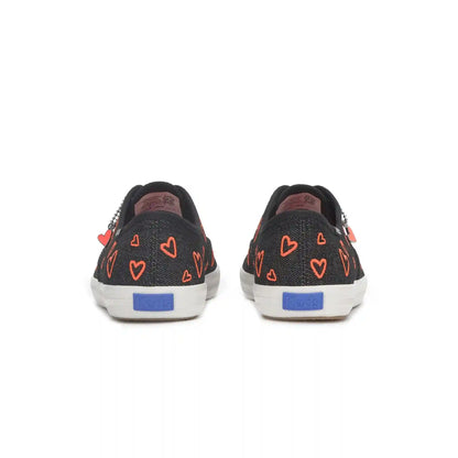 Champion Denim Heart Embroidery Lace Up