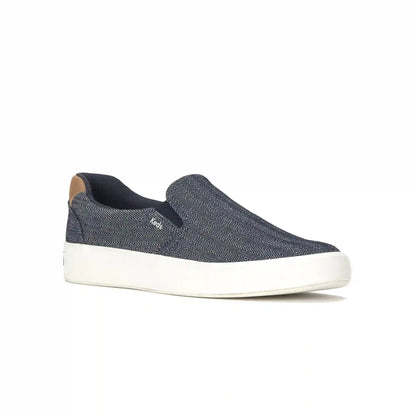 Pursuit Herringbone Chambray Slip-On