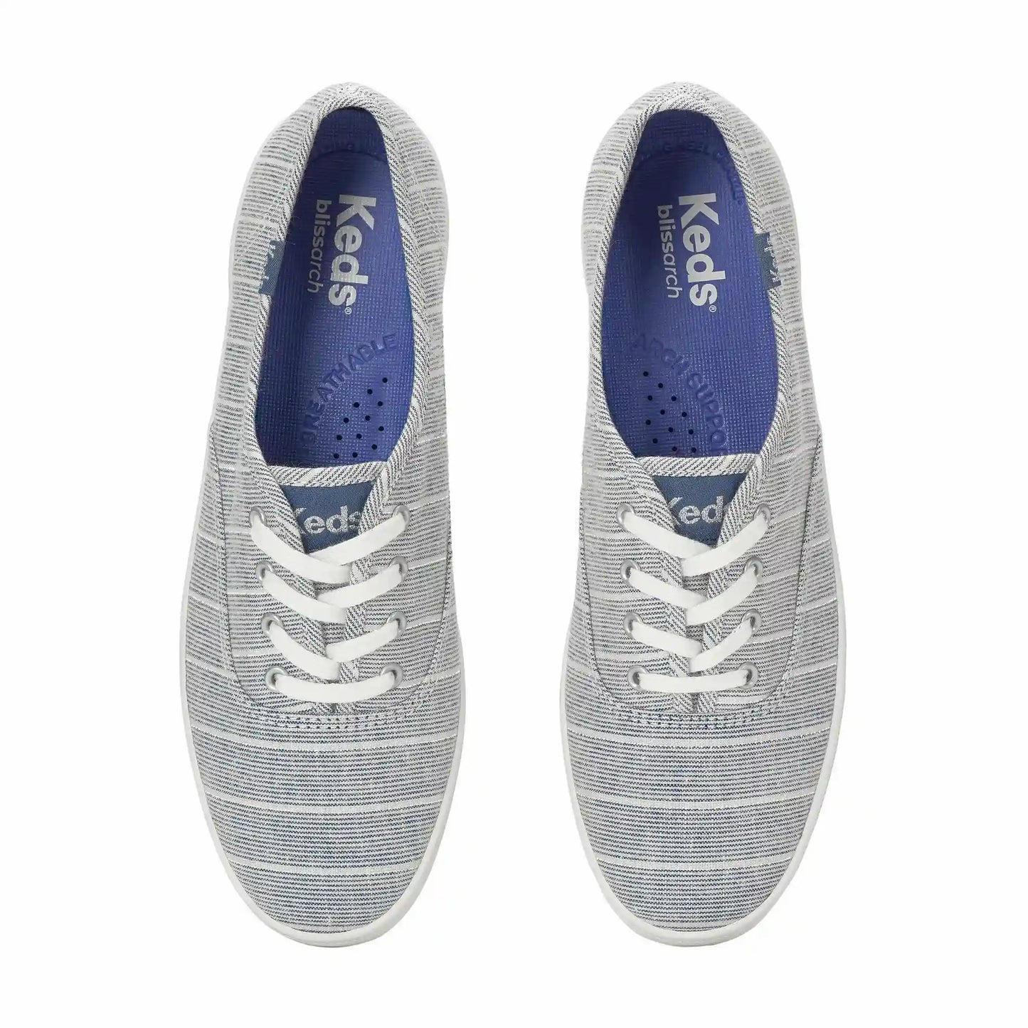 Champion Chambray Lurex Stripe Lace-Up
