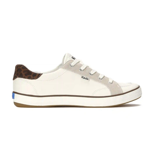 Center III Leather/Suede Jaguar Heel Lace-Up