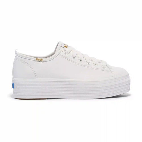 Triple Up Leather Lace-Up
