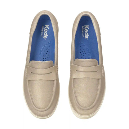 Center III Metallic Suede Loafer