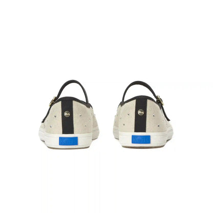 Square Toe Mary Jane Woven