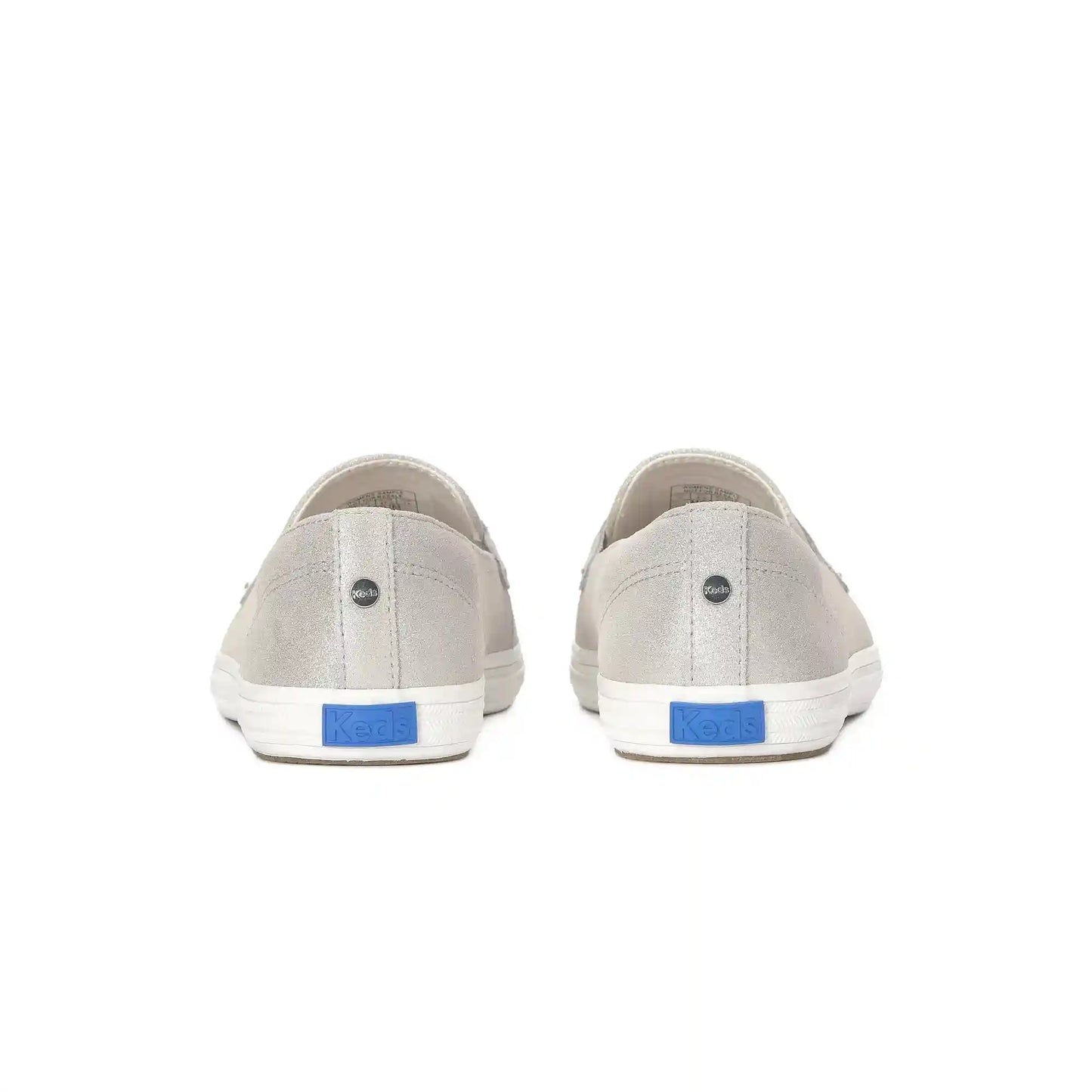 Square Toe Loafer Glitter Suede