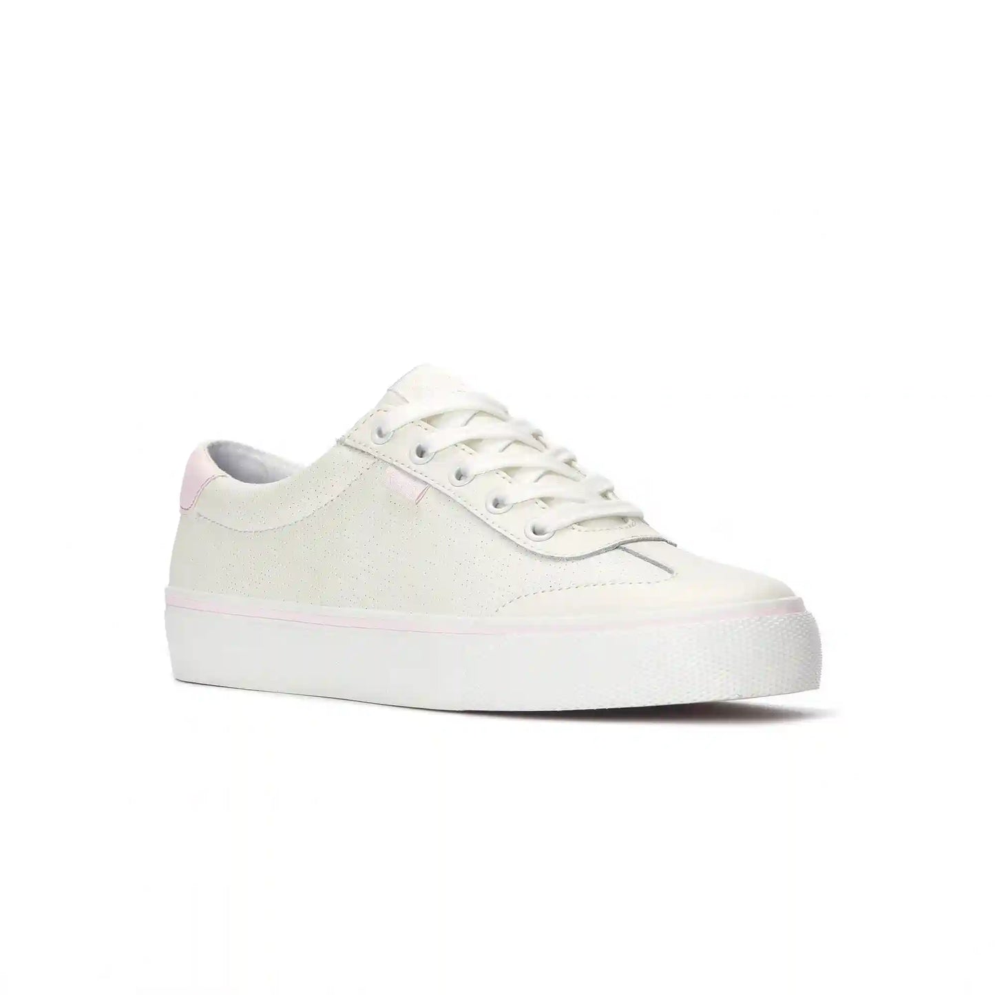 Jump Kick T-Toe Perforated Leather Lace Up