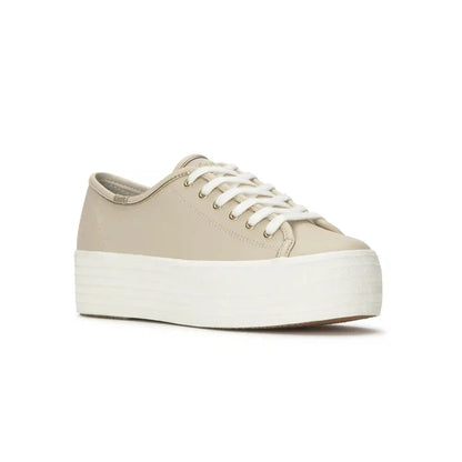 Triple Up Leather Lace Up