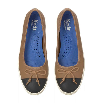 Maisie Ballet Toe Cap Leather