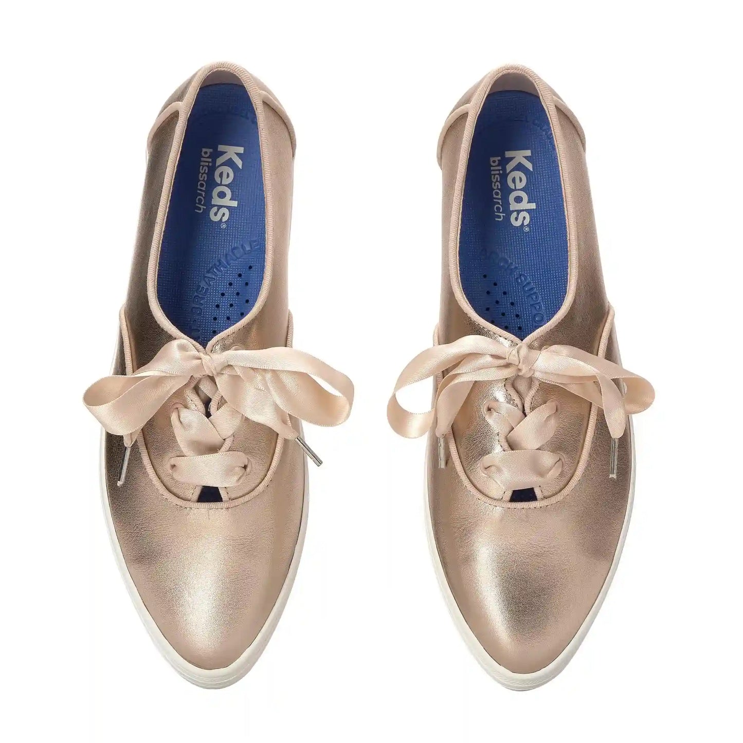 Champion Point Low Wave Metallic Leather Ballet Lace-Up