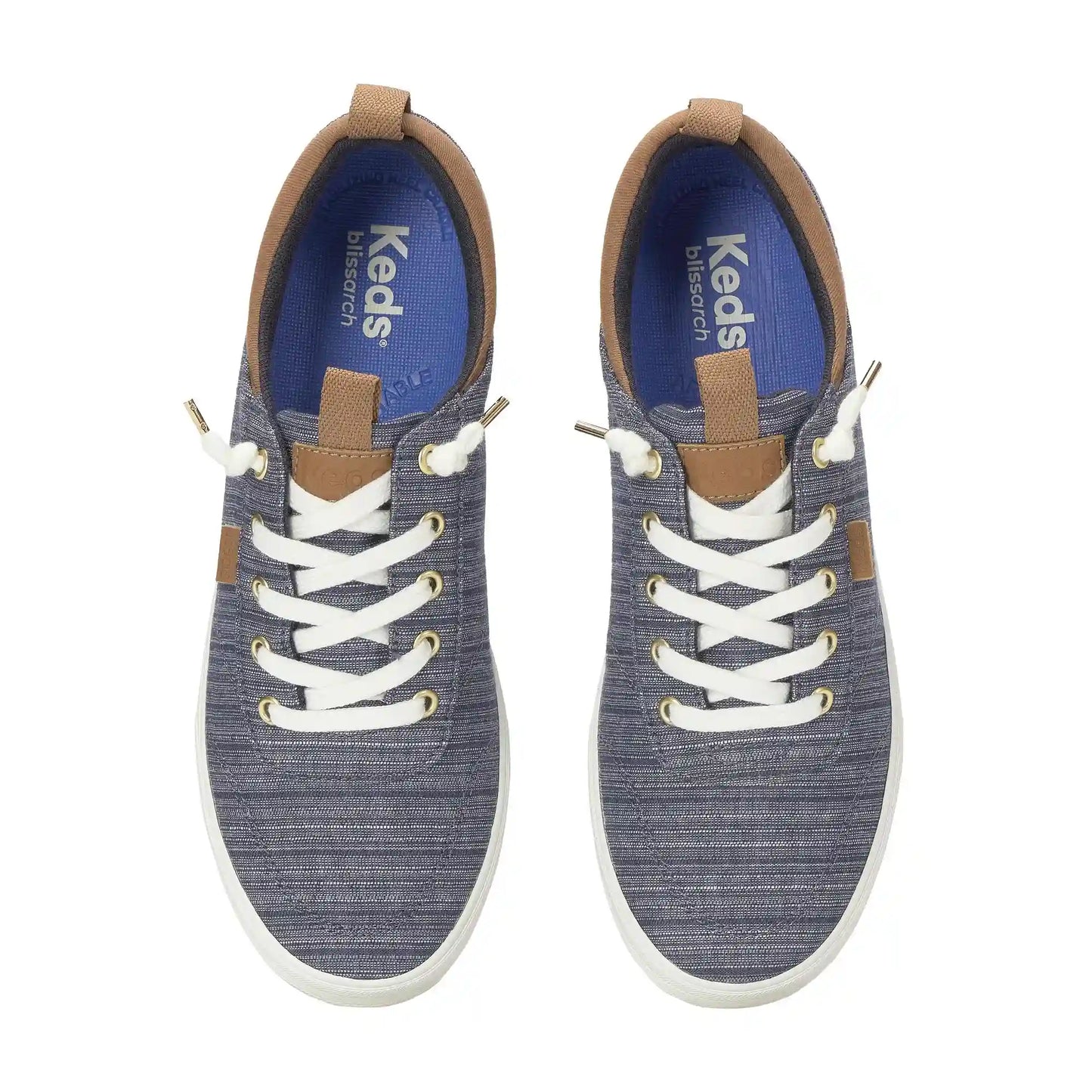 Center III Stripe Chambray Slip-On