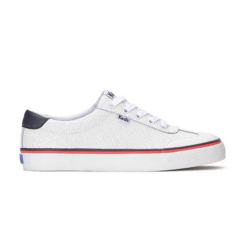 Jump Kick T-Toe Perforated Leather Lace Up