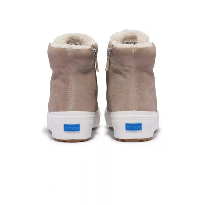 Remi Mid Zip Suede Faux Fur Bootie