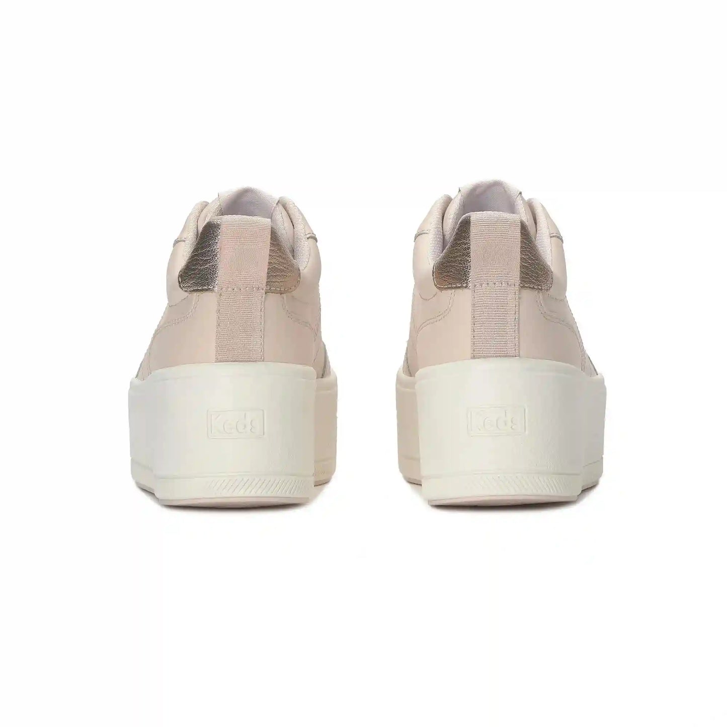 Skyler II Leather Metallic Heel Lace Up