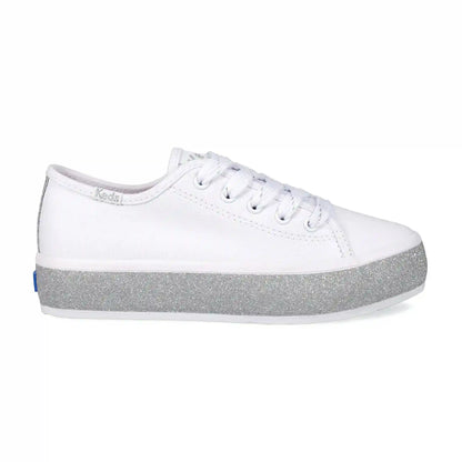 Big Kids Triple Up Glitter Foxing Lace Up