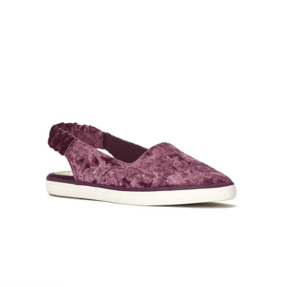 Point Slingback Crushed Velvet