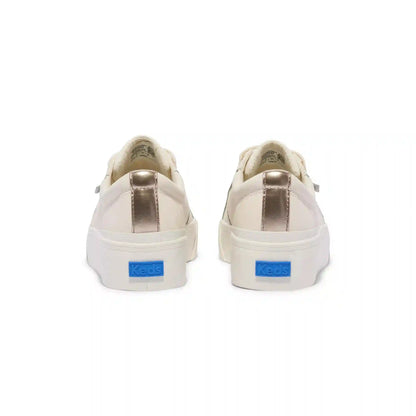 Jump Kick Duo Leather Metallic Lace Up