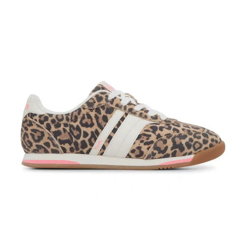 Revival Leopard Suede Lace-Up