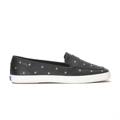 Square Toe Loafer Leather Studs