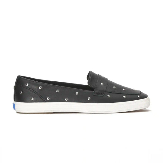 Square Toe Loafer Leather Studs