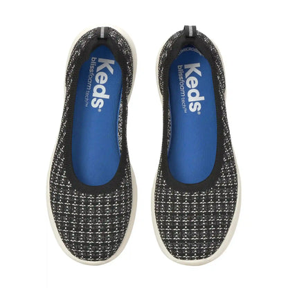BlissWalk Skimmer Tweed Engineered Knit