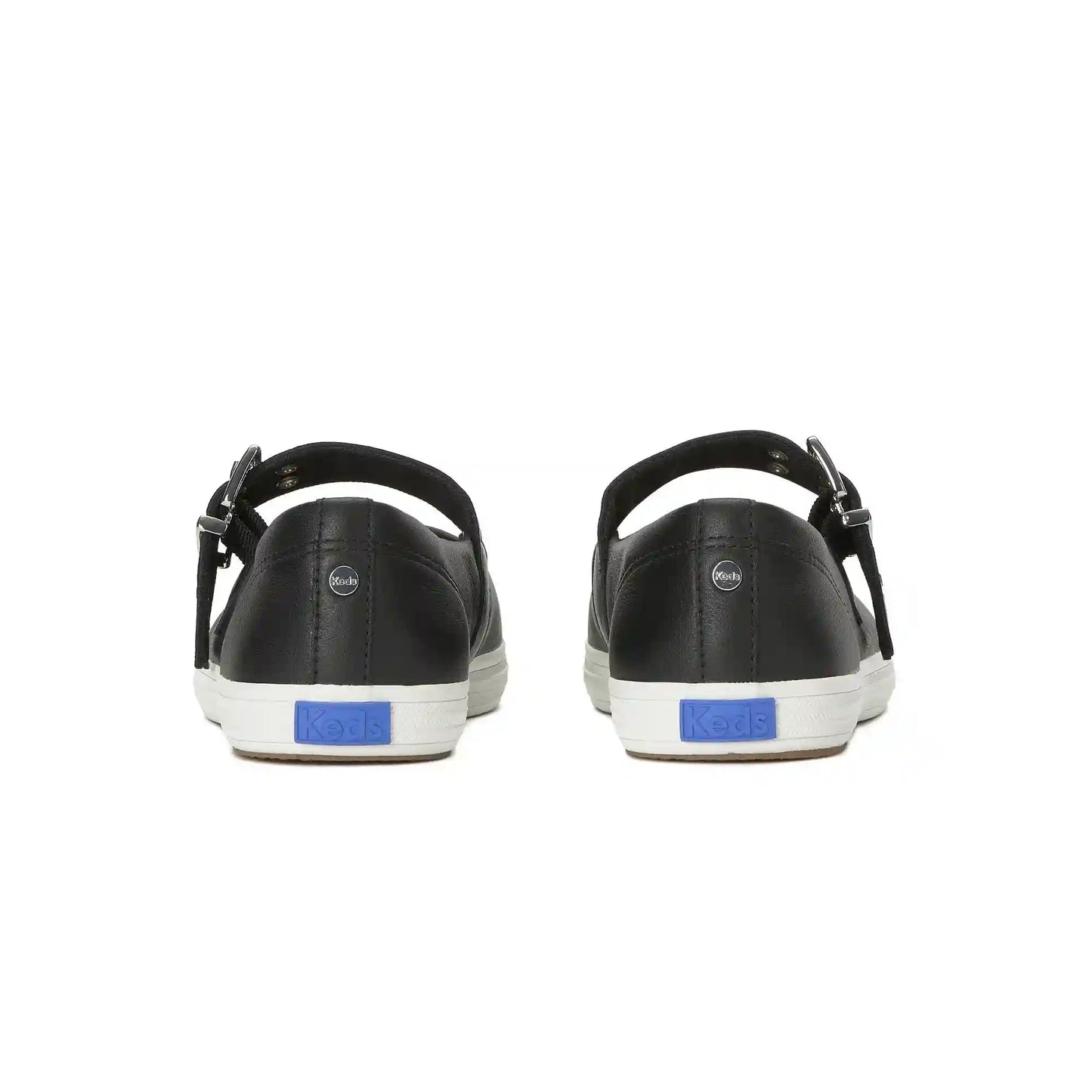 Square Toe Mary Jane Leather Grommet Buckle