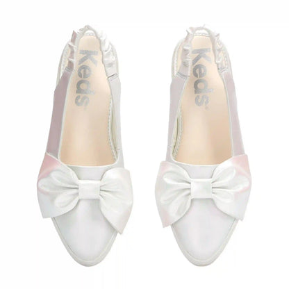 Point Slingback Leather Bow Celebrations
