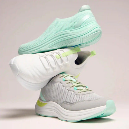 BlissMove Mesh/Suede Lace-Up