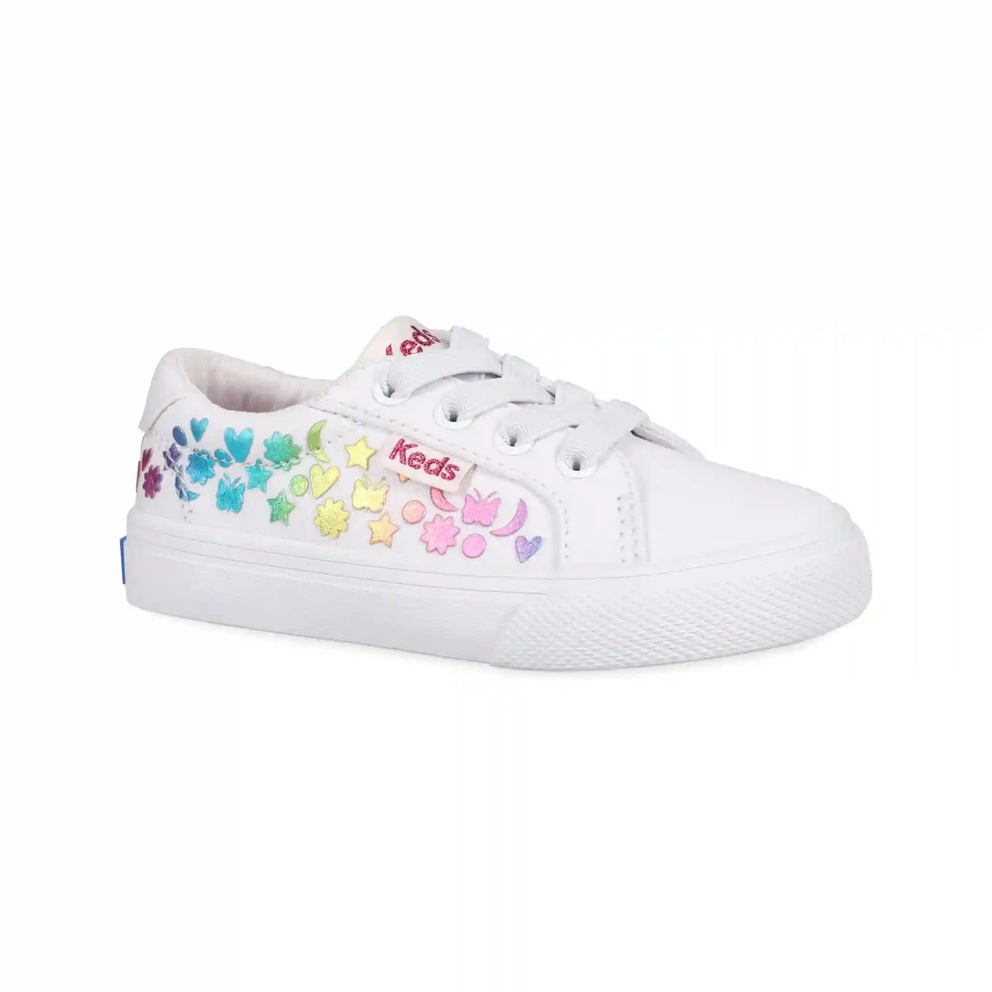 Little Kids Jump Kick Studded Foil Slip On