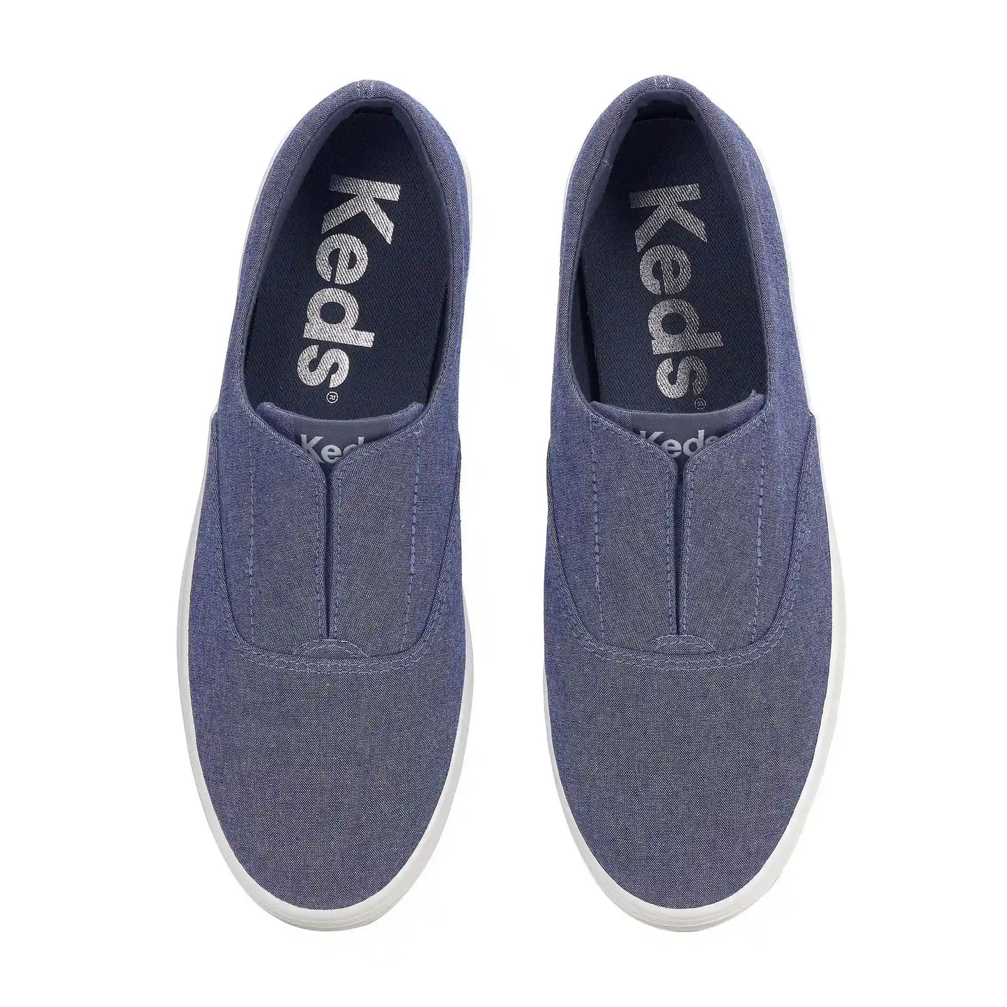 Champion Round Toe Chambray Slip On